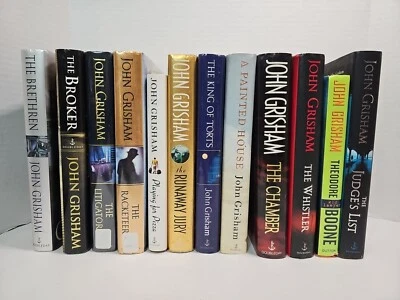 John Grisham Book Lot of 12 Hardcover (All 1st Edition) See Photos — 第 1/4 张图片