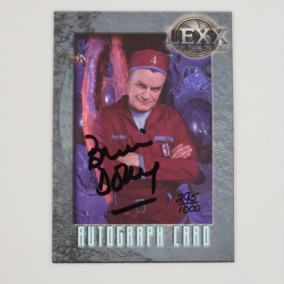 Lexx Brian Downey Stanley Autograph Card A3 295/1000 SP Rare 2001 Dynamic Forces - Image 1 of 2