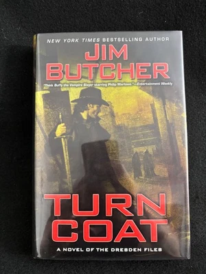 NEW Mint * JIM BUTCHER  Turn Coat 1st/1st Edition HARDCOVER Dresden Files #11 - Image 1 of 4