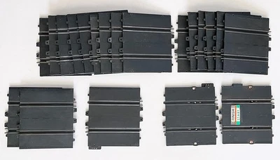 27 Vintage 1964 ELDON 1/32 Straight Slot Car Track 0905-28 Wire Power & Counters - Image 1 of 4