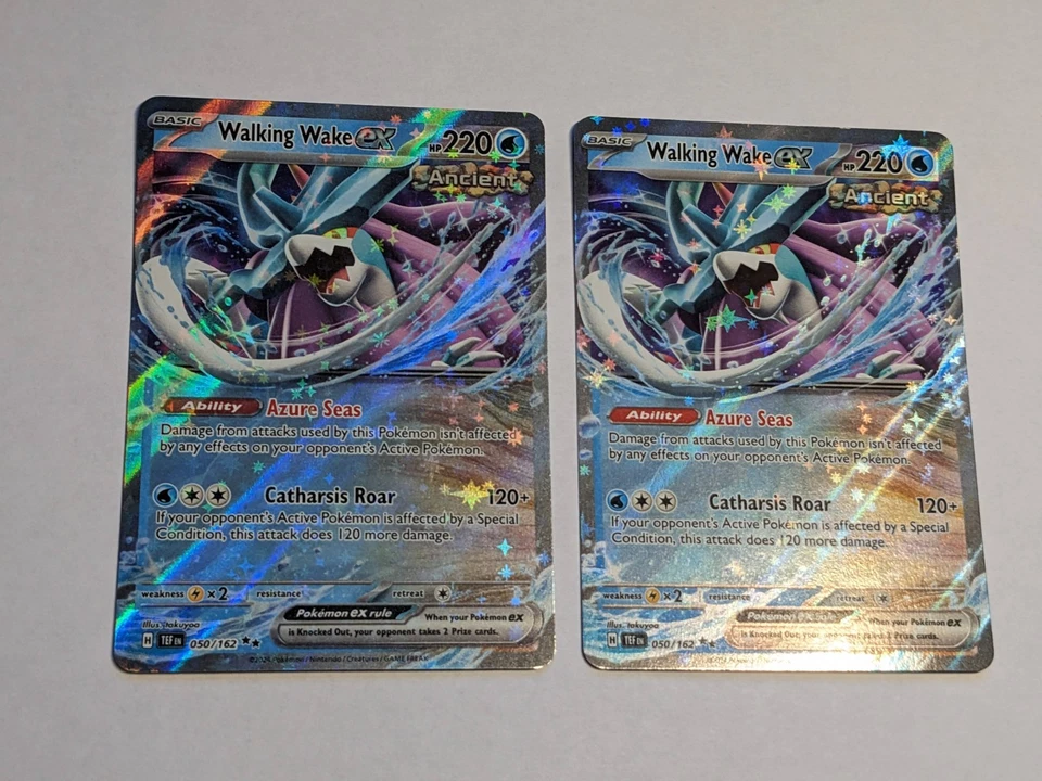 2x PLAYSET - 2x Walking Wake ex  -  Double Rare SV05: Temporal Forces 050/162 NM - Image 1 of 4