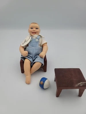 复古 Daddy's Babies 男宝宝娃娃 "Reed" 1999。 不包括家具 — 第 1/4 张图片