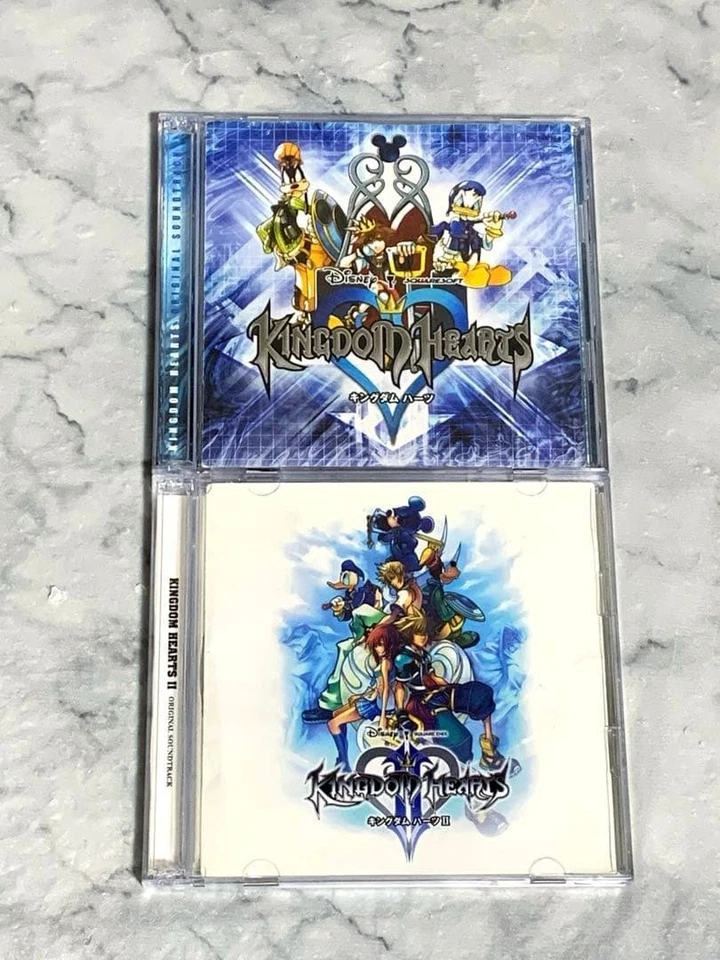 CD Kingdom Hearts Original Soundtrack 1 & 2 OST SET Lot Game Music  SQUARE ENIX - Image 1 of 4