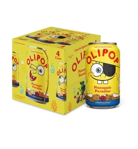 NEU!! OLIPOP Limited Edition • SpongeBob 🍍 Pineapple Paradise 🫧 Soda 4 Stück  - Bild 1 von 6