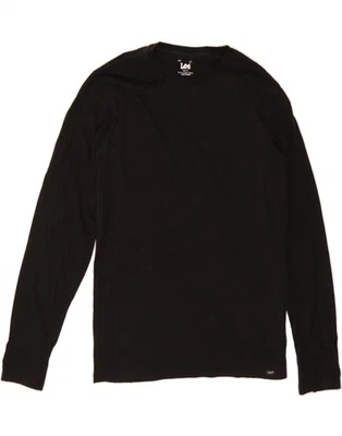 LEE Mens Slim Fit Top Long Sleeve Large Black Cotton BY14 - Image 1 of 3