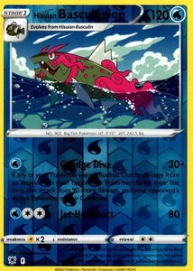 Pokémon Hisuian Basculegion Raro Reverse Holo 044/189 Radianza Astrale TCG - Foto 1 di 2
