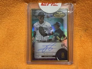 2022 Topps Gold Label Julio Rodriguez Rookie Framed Auto RC #FA-JRO Mariners - Picture 1 of 16