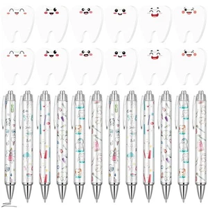 24 Pcs Notepads with Pens Cute Self Stick Notes Pens Gifts Set for Lover Stic... - Picture 1 of 7