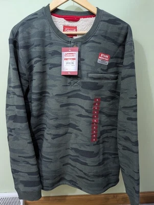 Nueva Camisa Coleman Forrada de Vellón Camuflada Manga Larga Camisa Henley Para Hombre XL Foto 1 de 4