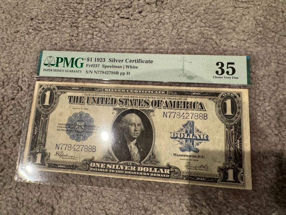 FR. 237 1923 $1 Silver Certificate PMG 35 - Image 1 of 2