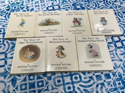 Beatrix Potter Peter Rabbit Collection Vintage Books F Warner & Co LTD Good Used - Image 1 of 2