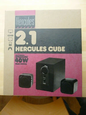 Hercules 2.1 Cube Computer Lautsprecher - Bild 1 von 3