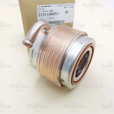 Genuine OEM Subaru Impreza WRX Engine Oil Cooler EJ257 Turbo Engines 21311AA051 Foto 1 de 4