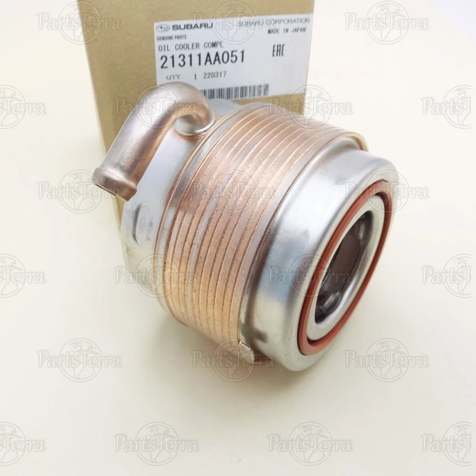 Genuine OEM Subaru Impreza WRX Engine Oil Cooler EJ257 Turbo Engines 21311AA051 - Image 1 of 4