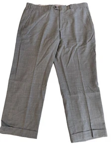 Lands End Mens Wool Dress Pants Gray Traditional Fit Size 36 - Picture 1 of 13