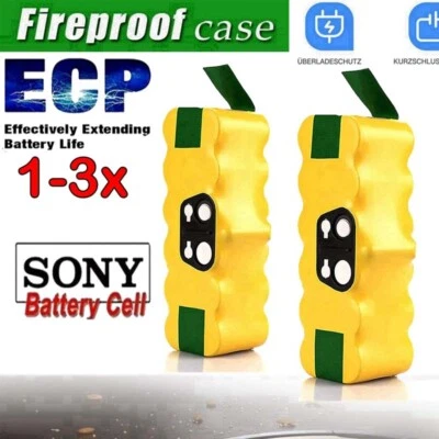 6800mAh 14,4V 5AH Akku für iRobot Roomba 500 600 700 800 900 561 560 620 790 780 - Bild 1 von 4