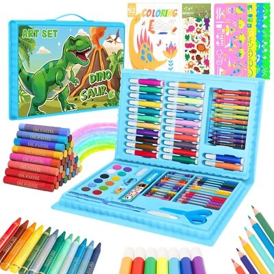 Art Drawing Set Kit for Kids Children Coloring Painting Christmas Gift Supplies - Image 1 of 4