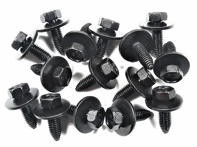 Chrysler Body Bolts- M8-1.25 x 25mm Long- 13mm Hex- 24mm Washer- 15 bolts- #169 - Image 1 of 4
