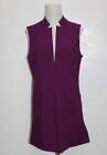 Calvin Klein Petite Long Sleeveless Vest Dark Purple 8P