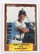 1990 Burlington Braves-ProCards Baseball Card-Ramon Caraballo