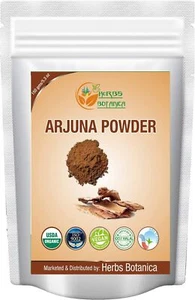 Herbs Botanica poudre d'écorce d'Arjuna 100 % naturelle - 150 grm