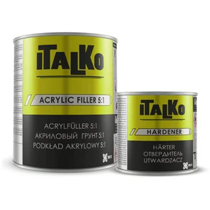 800ml PRIMER ACRILICO 5: 1 ITALKO GRIGIO Scuro + Catalizzatore HARDENER  - Bild 1 von 1