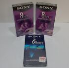 Sony 8 Hrs Ep T-160 Blank T-120 Vhs Vcr Recording Tapes Premium Grade Lot Of 3