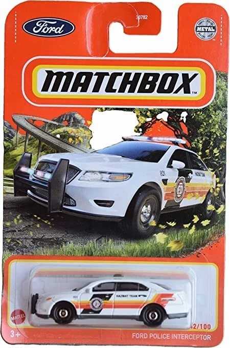 Matchbox Ford Police Interceptor  1:64 Scale Die-cast Cars Model Toys Vehicles - Image 1 of 1