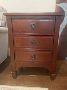 Charles Barr bedside Cabinet In mahogany - Picture 1 of 4