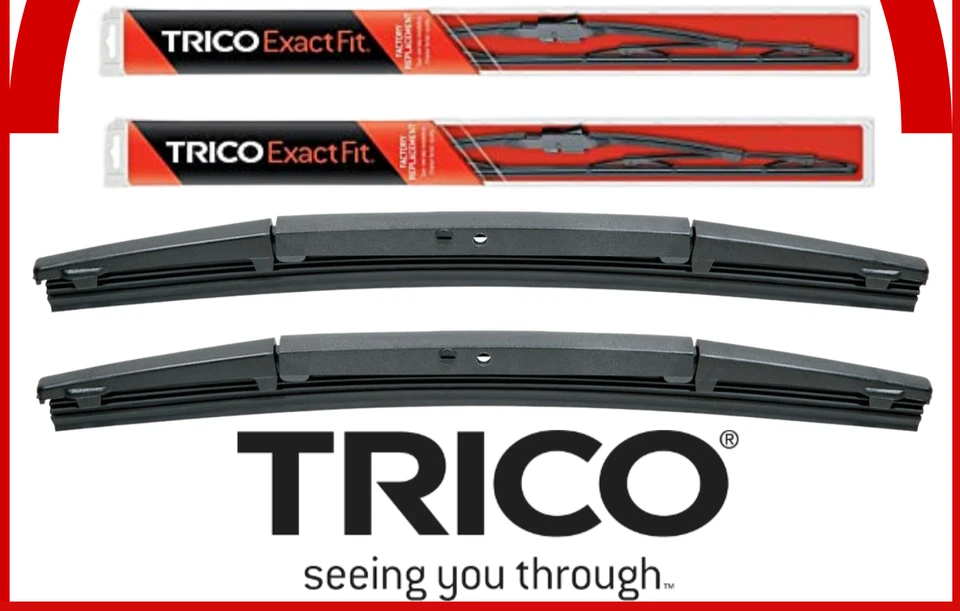Juego de 2 escobillas limpiaparabrisas Trico Exact Fit 12" para Hummer Wrangler 1987-95 Foto 1 de 4
