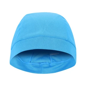 Blue Men Women Under Helmet Liner Cap Outdoor Sport Cycling Bicycle Hat BT - Picture 1 of 10