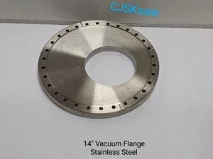 14" Vacuum Flange Stainless Steel (USED). - Picture 1 of 9