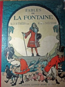 Très beau livre Fables de la Fontaine illustré par R. de la Nézière EO 1926 - Picture 1 of 1