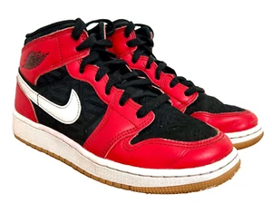 Nike Air Jordan Mid SE Christmas Tree 2022 Black Red DQ8418-006 Sz 4.5Y EU 36.5 - Imagen 1 de 19