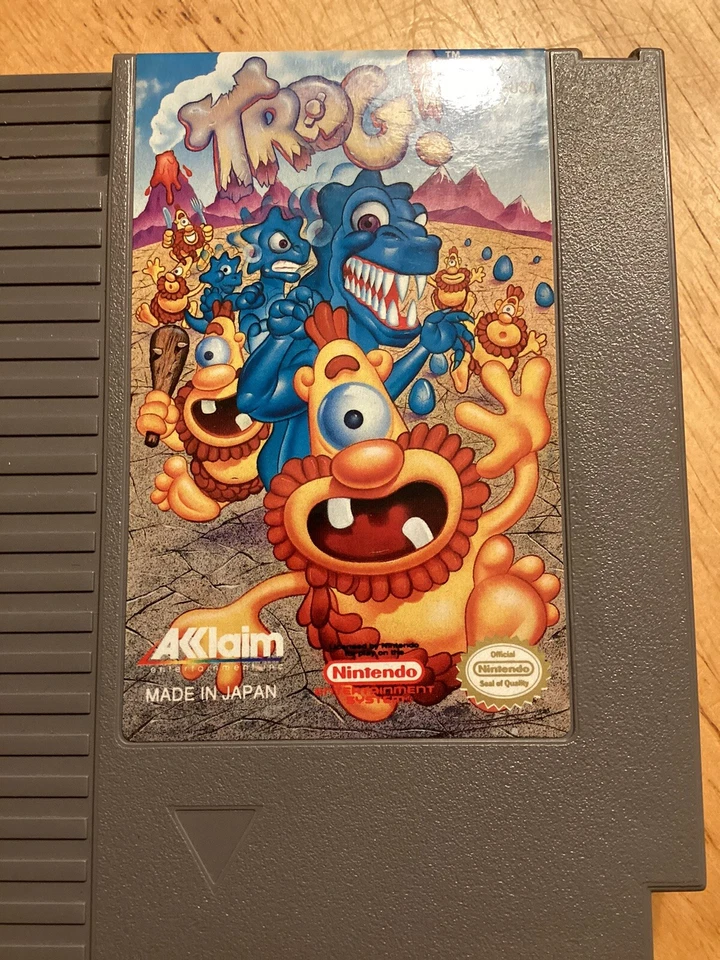 Trog! Cartucho (Nintendo) NES probado y funcionando.  Muy bonito manual y funda Foto 1 de 4