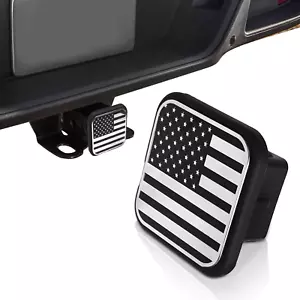 Trailer Hitch Cover, 2 Inch American Flag Trailer Hook, Dust-Proof Square Tube P - Picture 1 of 12