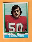 Bobby Maples Denver Broncos 1974 Topps #243 Baylor Bears Mount Vernon Texas 8F