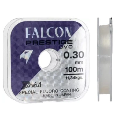 Filo Pesca Falcon Prestige EVO 100m 0.14-0.20mm Fluoro Coating Terminali Mare - Immagine 1 di 3
