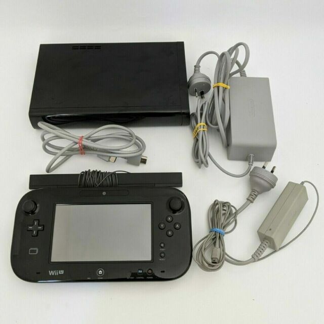 Console Nintendo Wii U Deluxe Black 32Gb (Com Caixa) (Seminovo