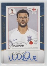 2018-19 Panini Treble World Cup Sticker Signatures Kyle Walker #WC-KW Auto