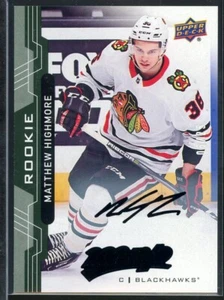 2018-19 Upper Deck MVP Super Script #242 Matthew Highmore 06/25 - Picture 1 of 2