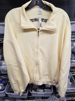 11243412 плющ флис молнии толстовка Sz XL PINKS спортивный клуб желтый 5YXK - Изображение 1 из 4