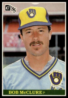 1985 Donruss #536 Bob McClure - Image 1 of 2