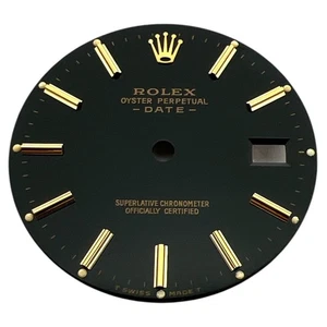 Original Rolex Oyster Perpetual Date 34 mm esfera negra y dorada 15000 - Imagen 1 de 4