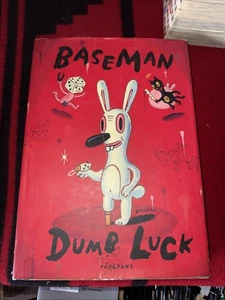 Gary Baseman SIGNED AUTOGRAPHED Dumb Luck HC 1st Edition 1st Print + SKETCH Art - Picture 1 of 22