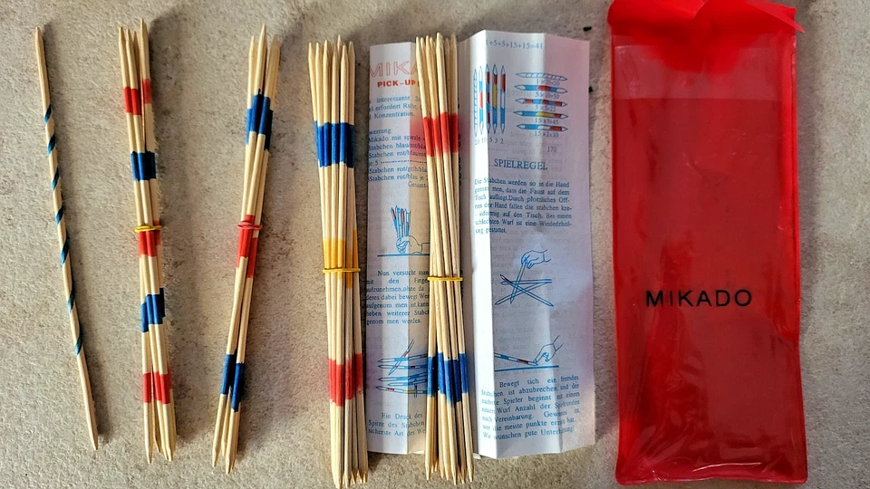 JEU DE MIKADO ANCIEN ANNEES 60 (950) - Photo 1/2