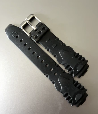 Correa de reloj TechnoMarine negra silicona 14-15 mm ENTRADA ancho total 20 mm con hebilla Foto 1 de 4