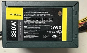 Antec EA-380 Green 80 Plus Bronze 380W Desktop Power Supply Tested SATA ATX 24pi - Picture 1 of 5