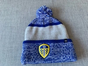Leeds United Beanie Hat By 47 Adult One Size Fits All - Picture 1 of 5