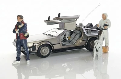 '81 DeLorean DMC-12 "Back To The Future" Ritorno al futuro SUNSTAR 1:18 + Figure - Immagine 1 di 4
